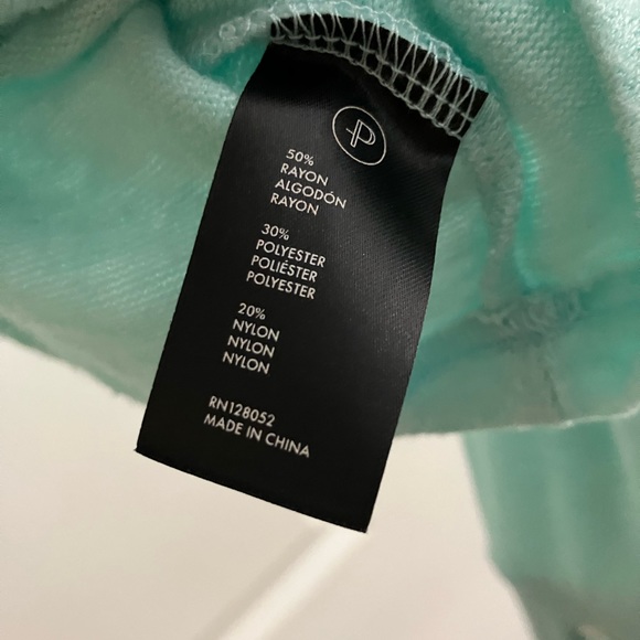 Mint Green Tie Cuff Pullover - Picture 7 of 12